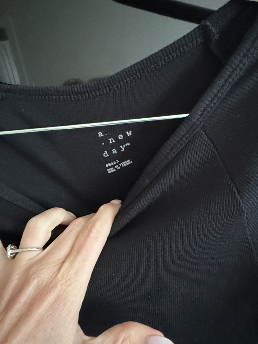 a new day Black Long-Sleeve Scoop Neck Bodysuit - Picture 2 of 2